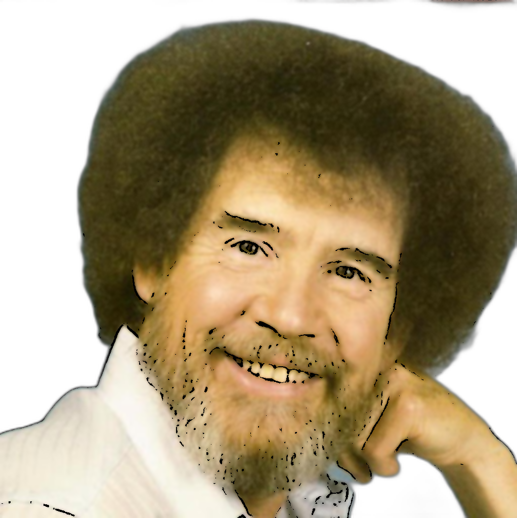 Hipster Bob Ross
