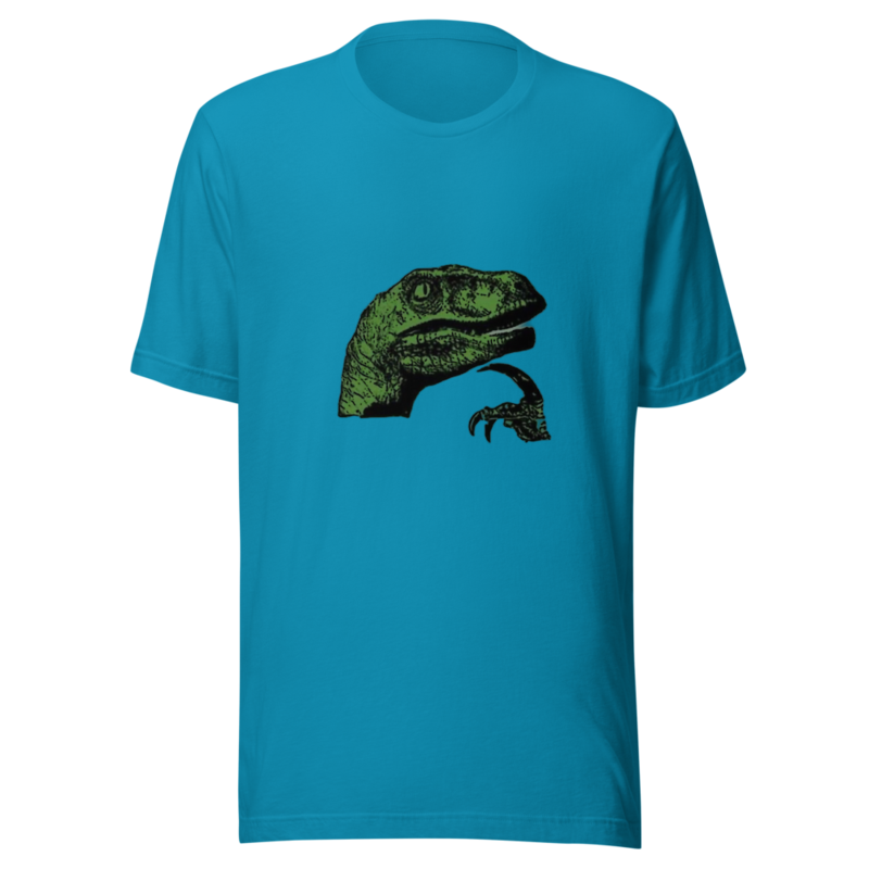Philosoraptor product mockup