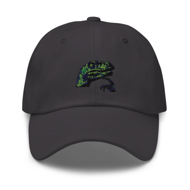 Philosoraptor Dad Hat mockup