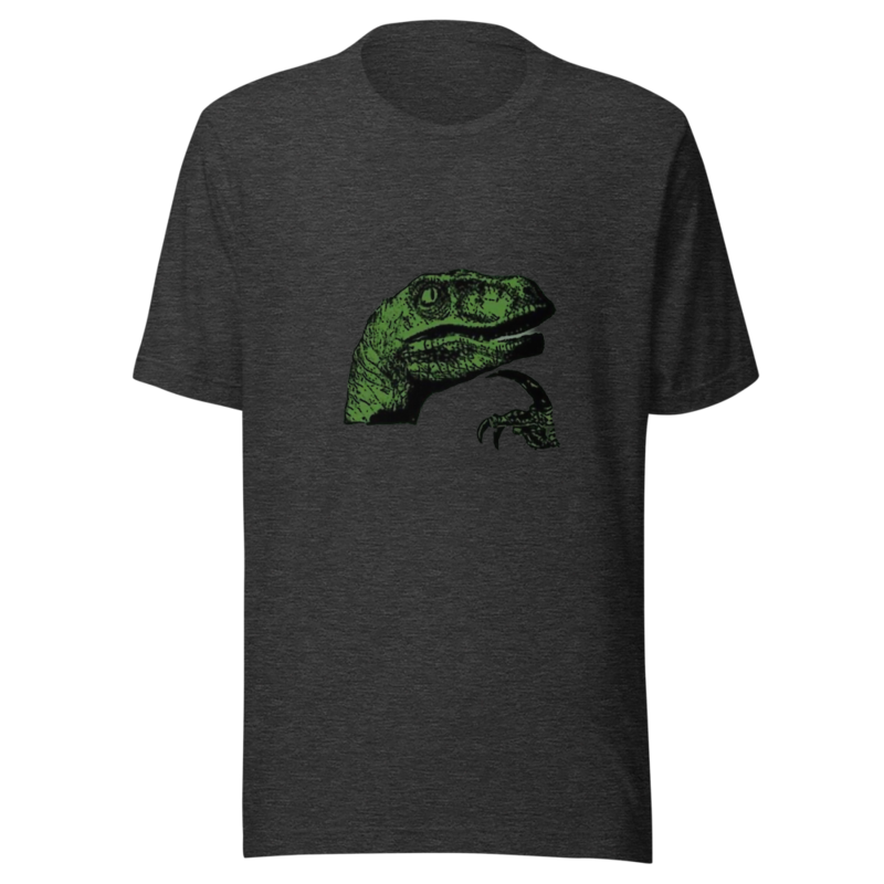 Philosoraptor product mockup